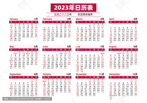 2023寅辰日是何時|【2023年日历带农历】2023阳历阴历对照表